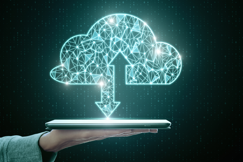 Ilustração de desarquivamento de dados sob demanda